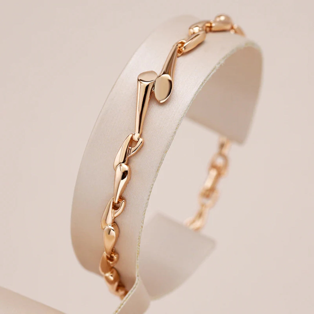 Pulsera de oro elegante