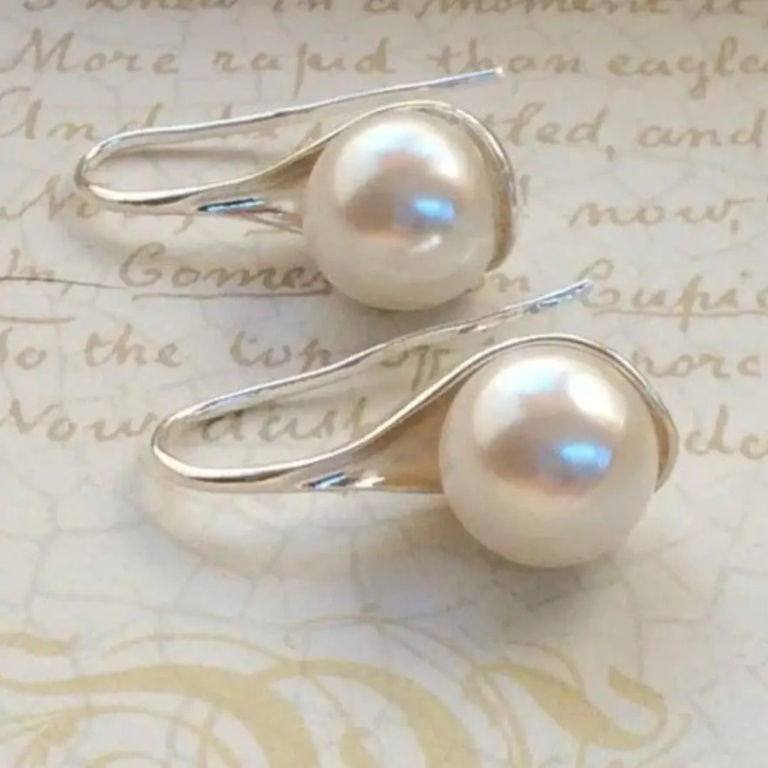 Pendientes colgantes con margaritas en forma de gota