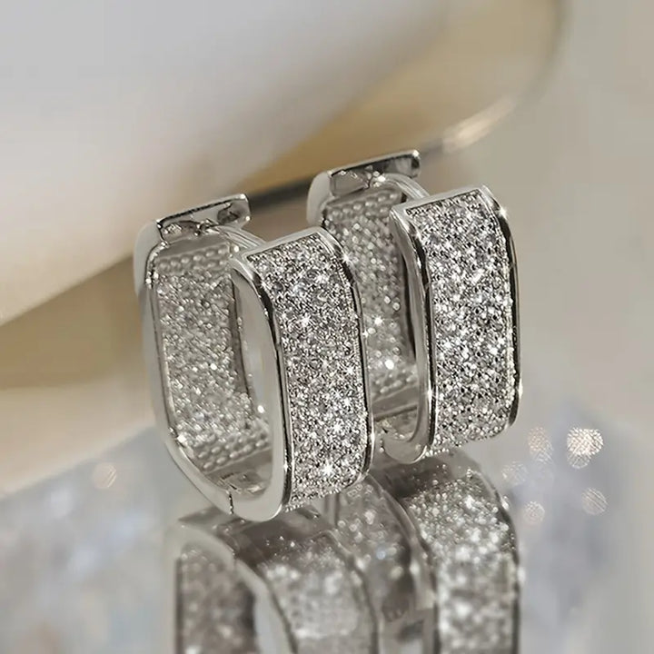 Pendientes de Cristal de Lujo