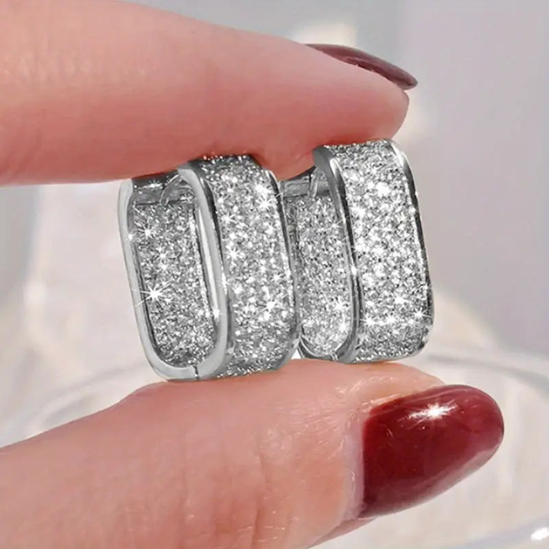 Pendientes de Cristal de Lujo