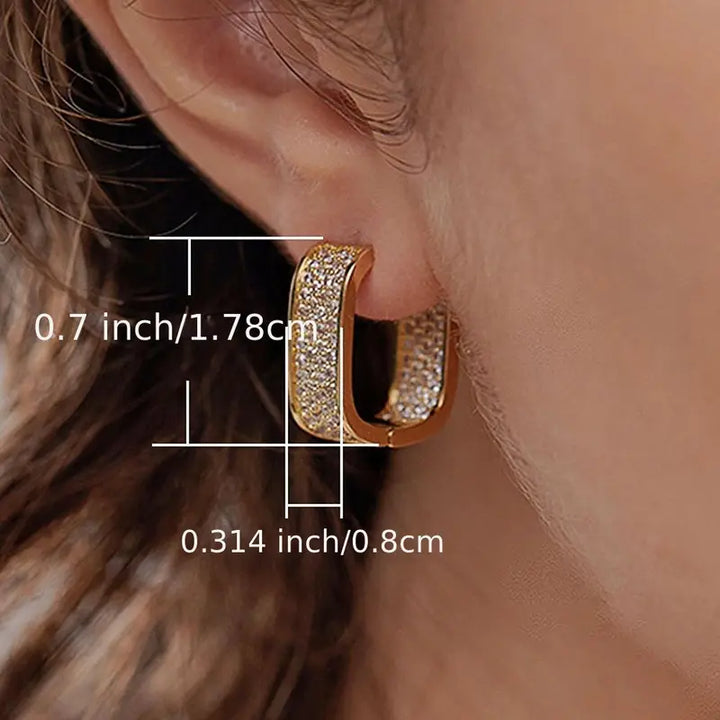 Pendientes de Cristal de Lujo