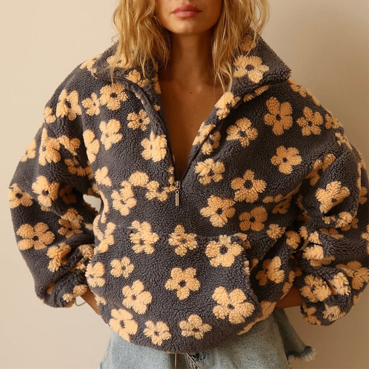 Daisy - Sudadera Polar Floral