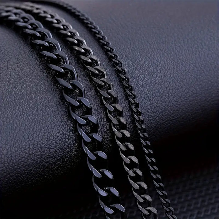 Collar minimalista con cadena cubana para hombres