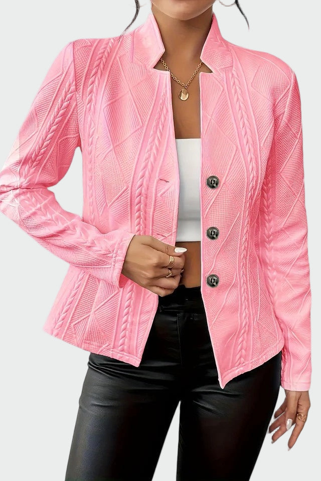 Georgia - Blazer en línea atemporal