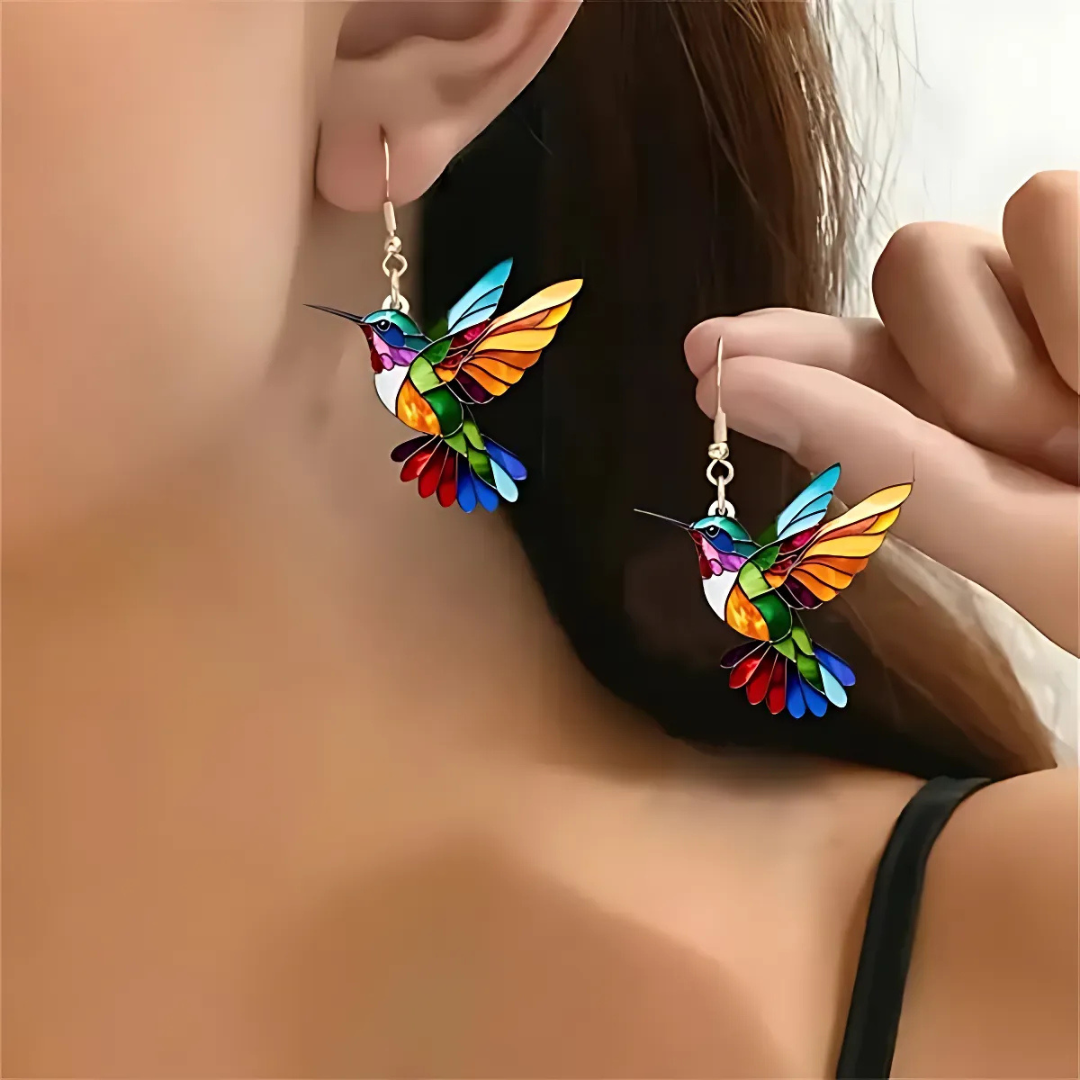 Hermosa Collar con Golondrina y Pendientes de Regalo – Oferta por Tiempo Limitado