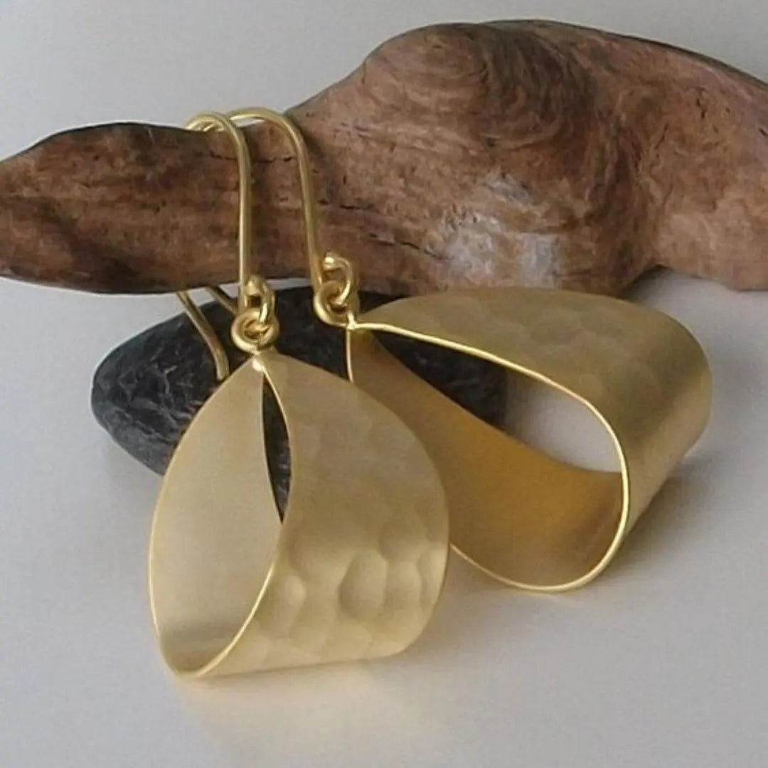 Pulseras retro chapadas en oro