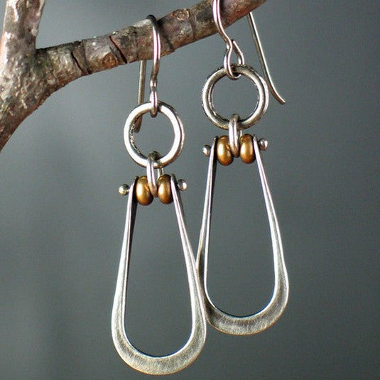 Pendientes colgantes retro