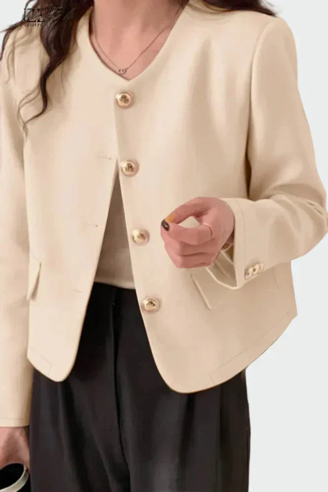 Blazer en línea elegante