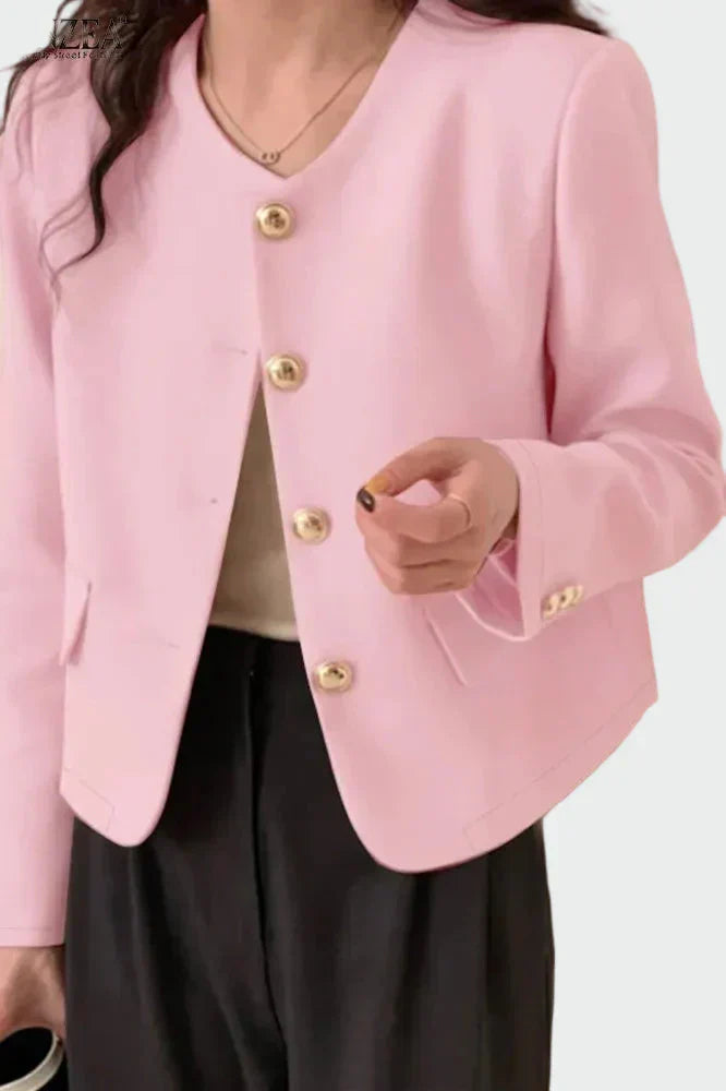 Blazer en línea elegante