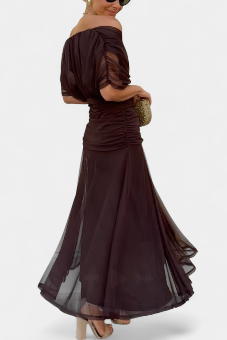 Luana - Vestido elegante con escote en V