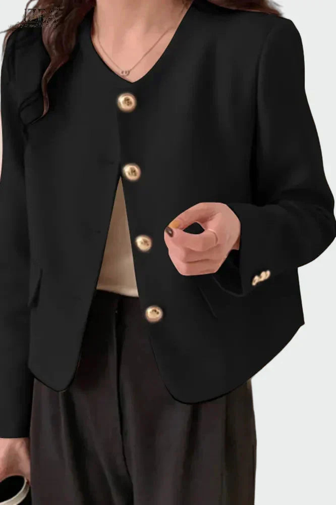 Blazer en línea elegante