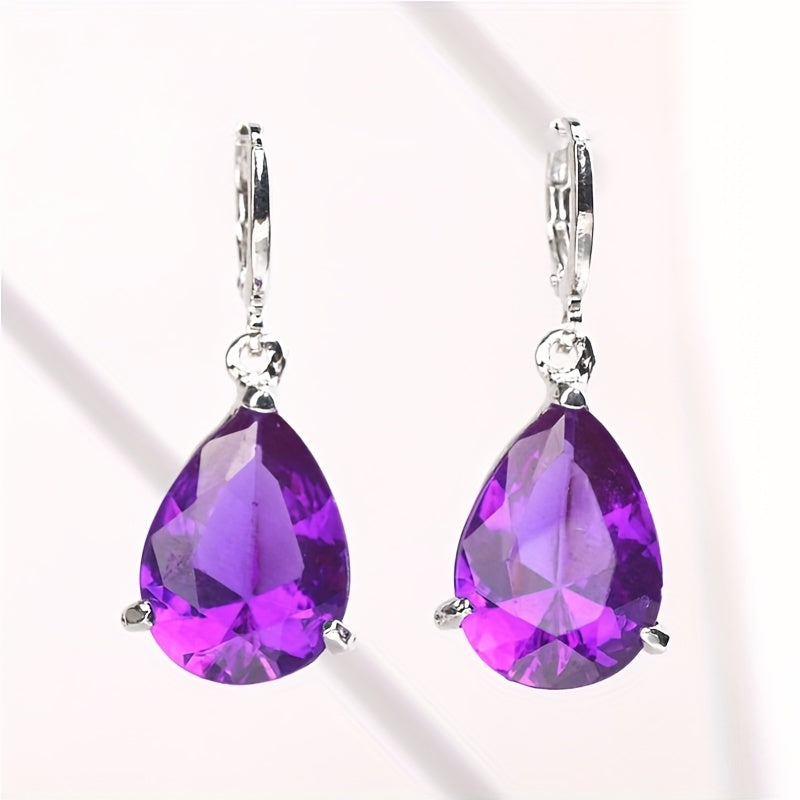 Pendientes Tania Amatista