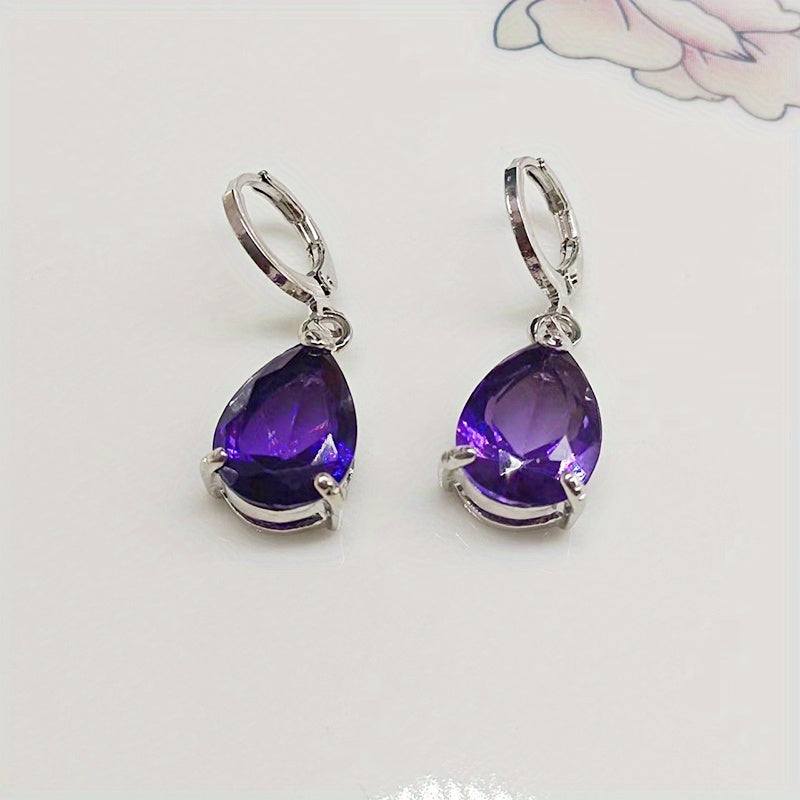 Pendientes Tania Amatista