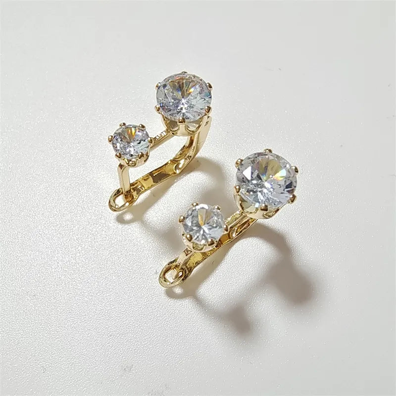 Pendientes con Zirconio Europeo y Americano