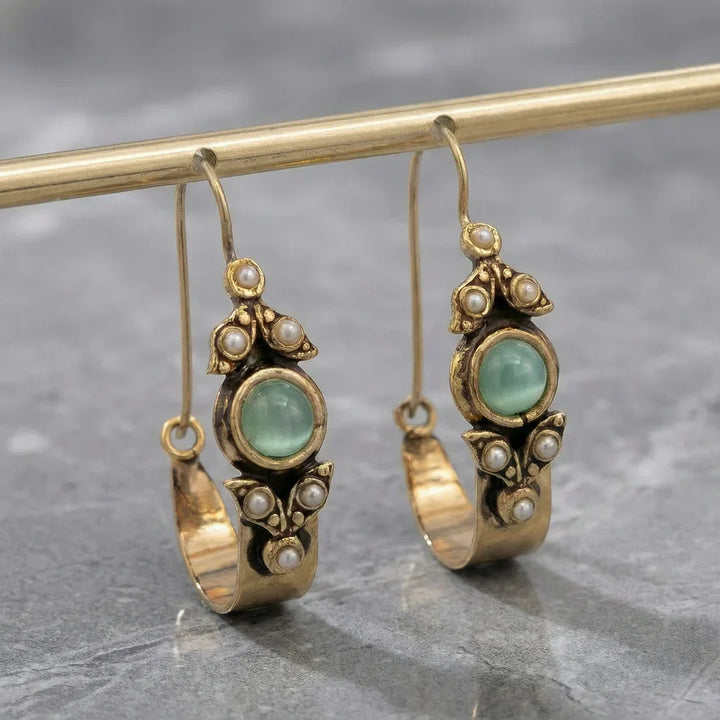 Pendientes de Estilo Étnico Retro Colgantes