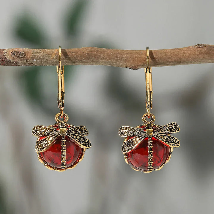 Pendientes Esféricos de Plata Antigua