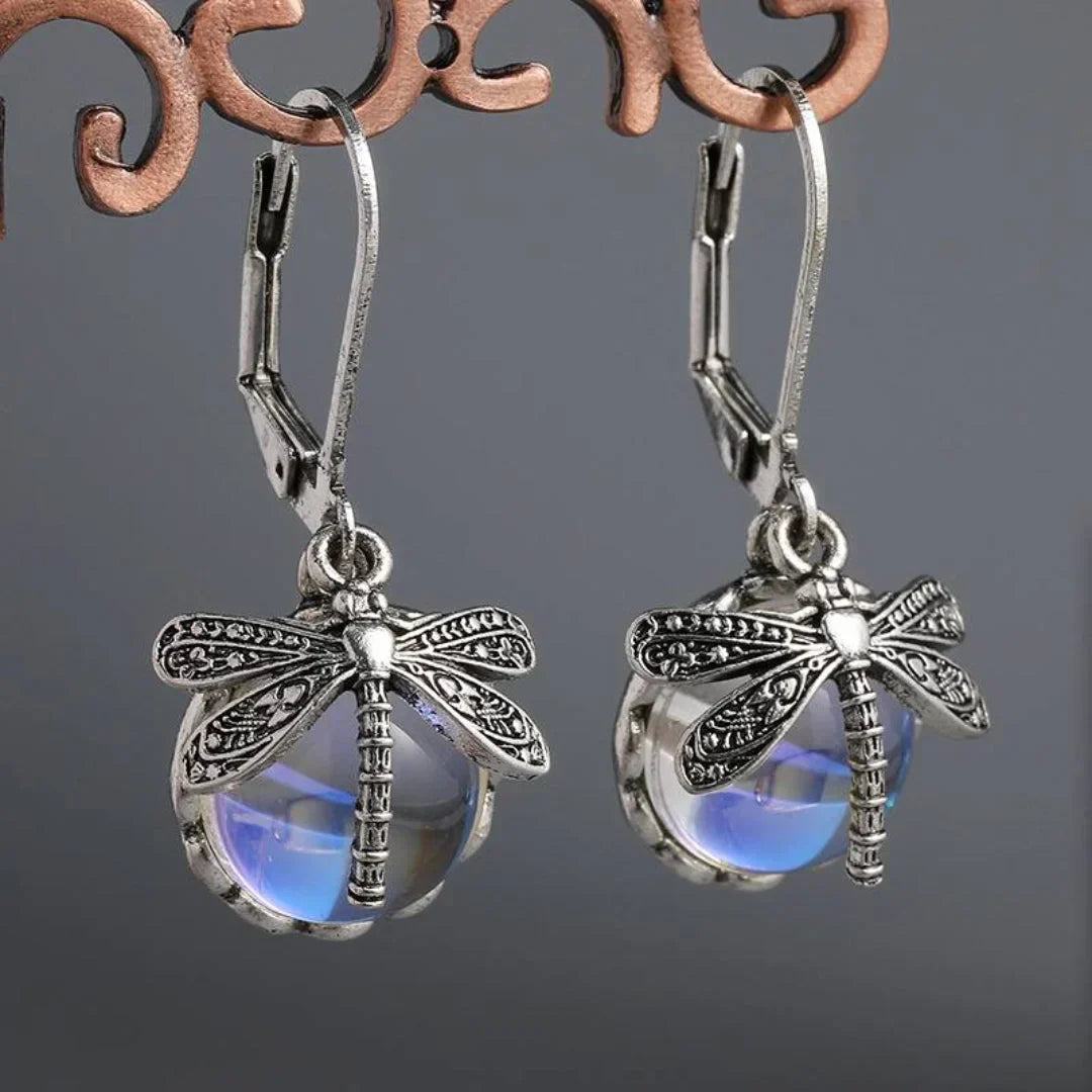 Pendientes Esféricos de Plata Antigua