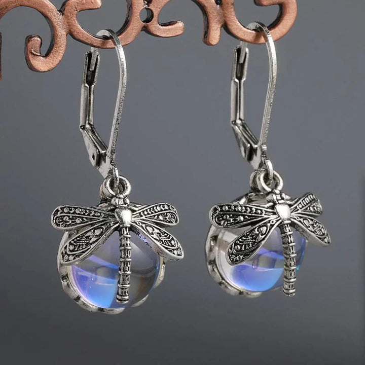 Pendientes Esféricos de Plata Antigua