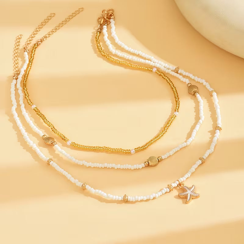 Conjunto de 3 collares de tortuga