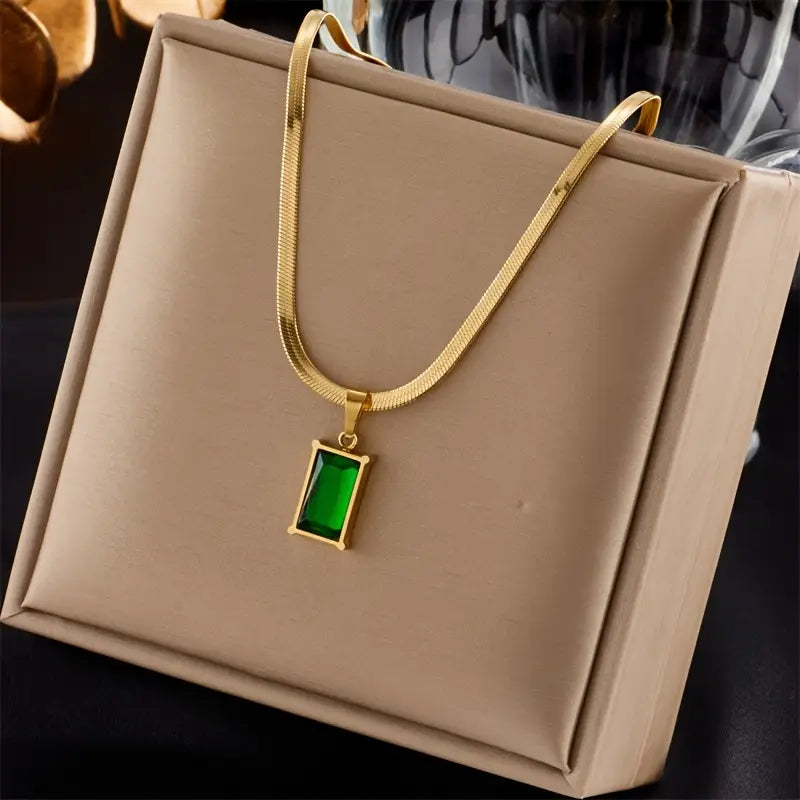 Conjunto de Joyas Lina Esmeralda