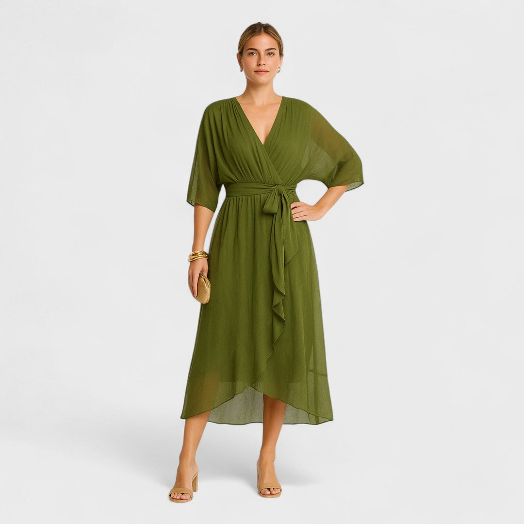 Ialina - Vestido elegante con cintura