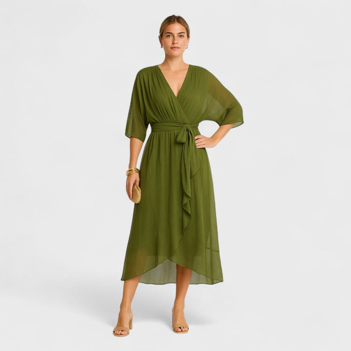 Ialina - Vestido elegante con cintura