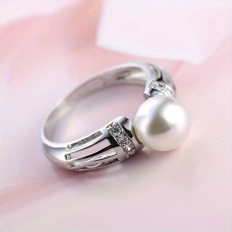 Anillo Vintage con Perla de Plata