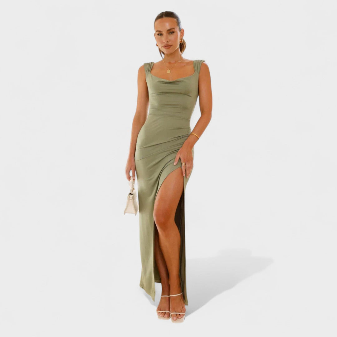 Sarela - Vestido largo con espalda descubierta