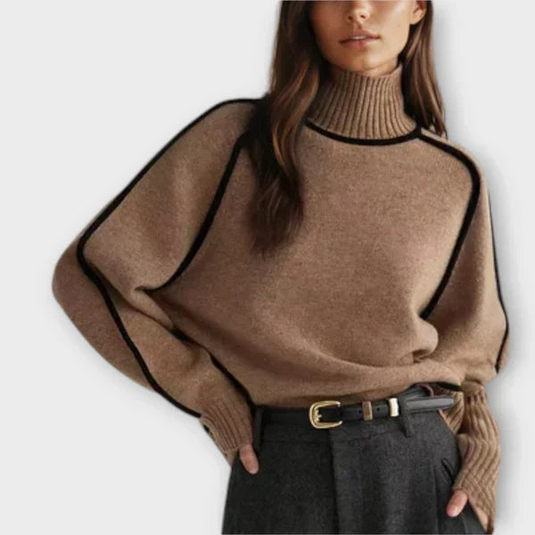 Emília - Suéter elegante con cuello alto