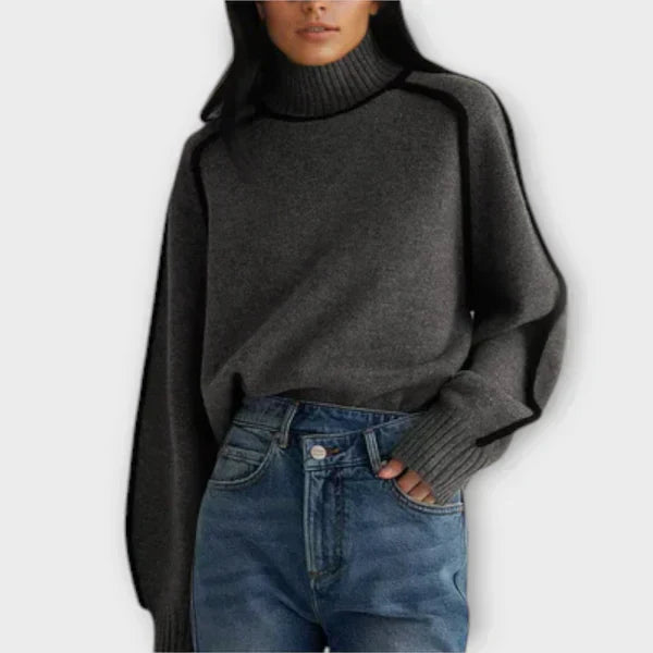 Emília - Suéter elegante con cuello alto