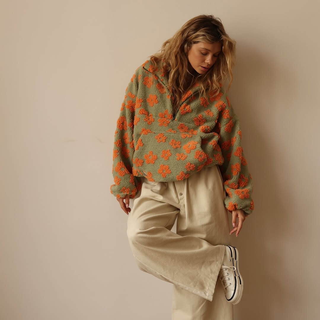Daisy - Sudadera Polar Floral