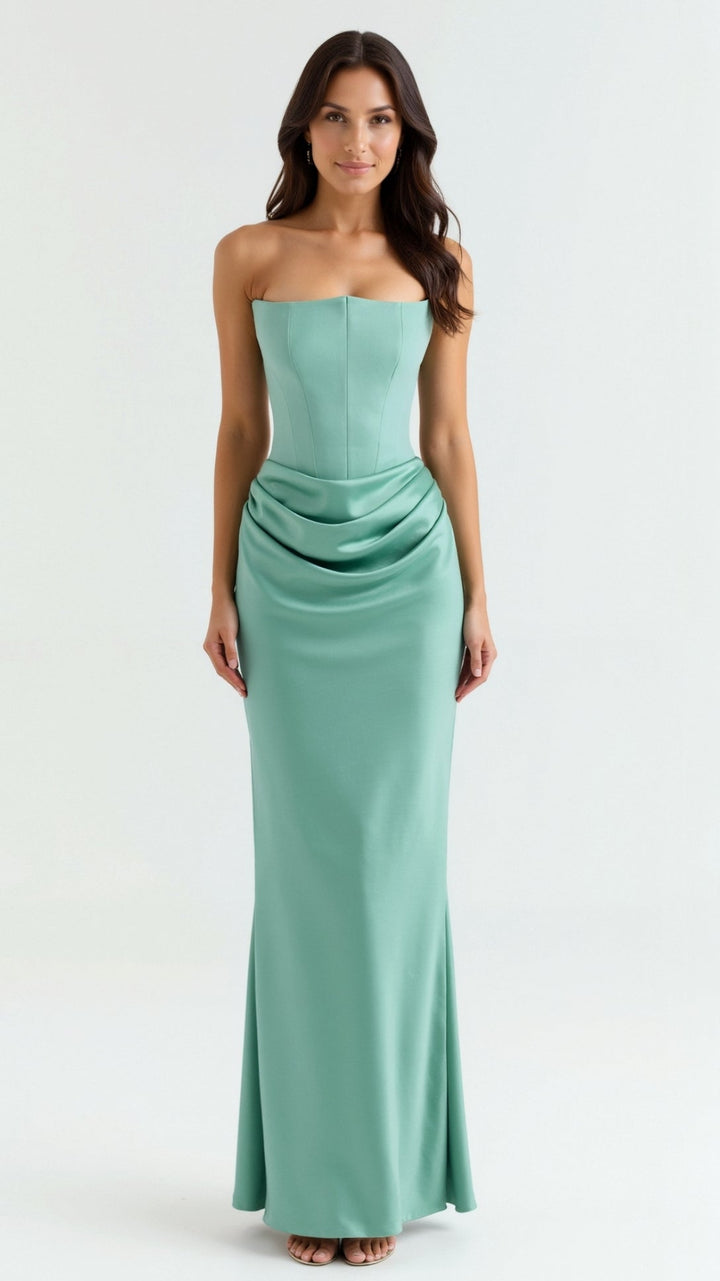 Esmeralda - Vestido largo con corsé