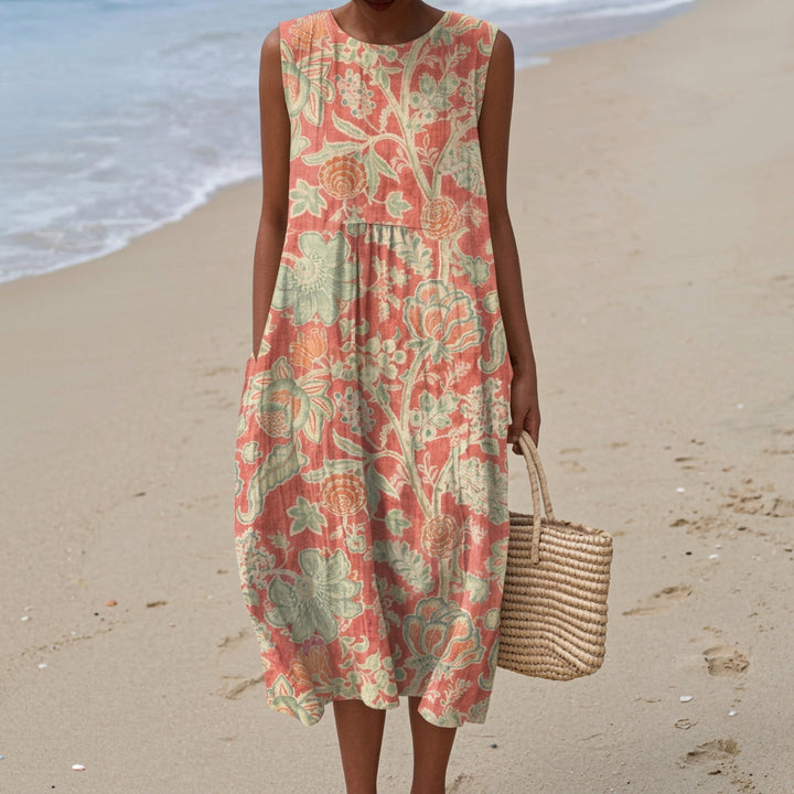 Estrella - Vestido Floral Retro