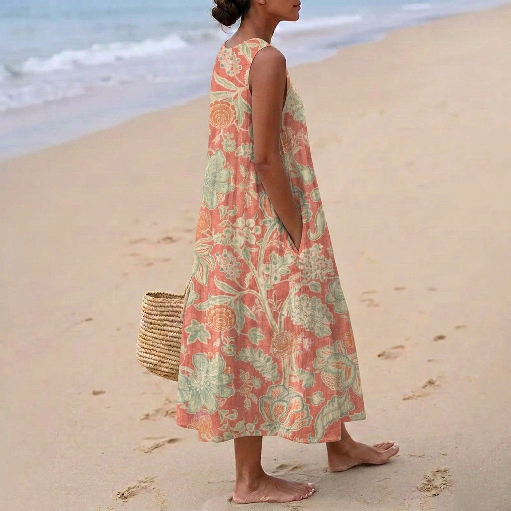 Estrella - Vestido Floral Retro