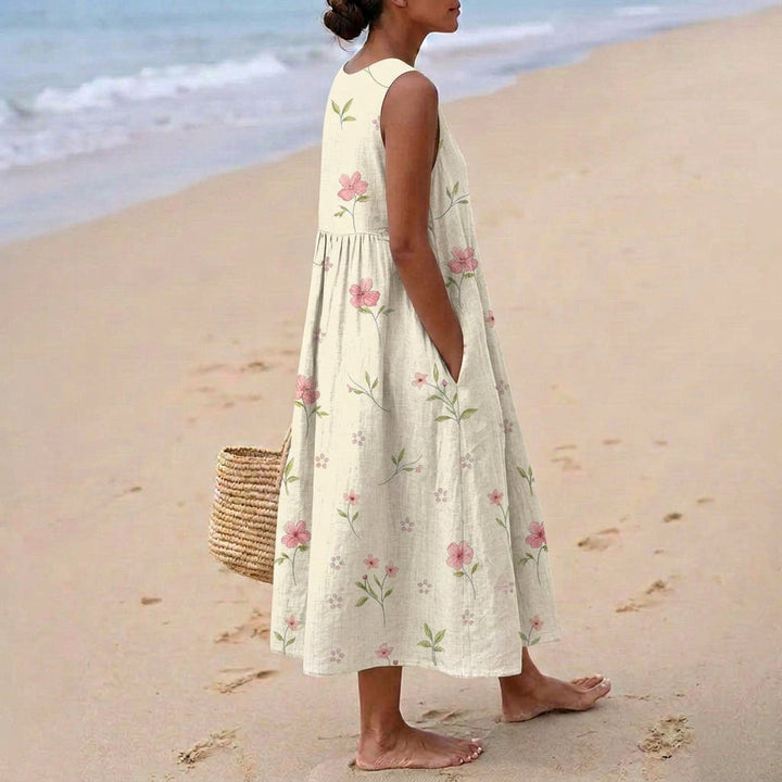 Pandora - Vestido con Pétalos Flotantes