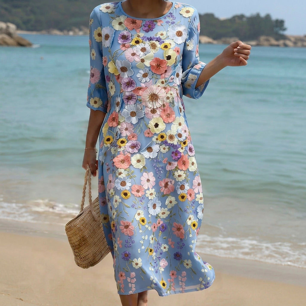 Mel - Vestido Midi Cómodo y Elegante