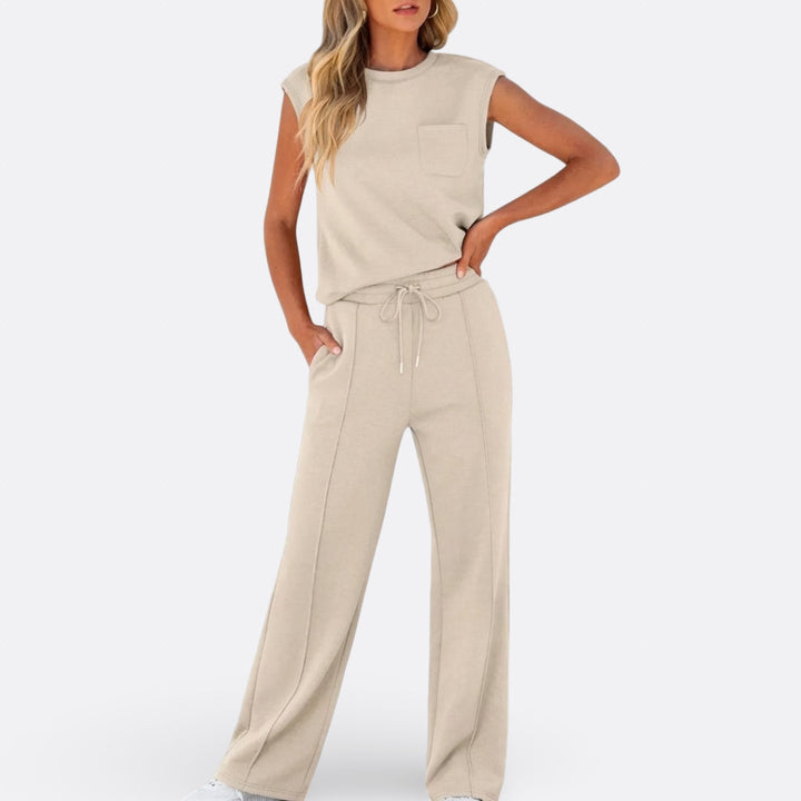 Íris - Conjunto Casual en Tejido Suave Lounge