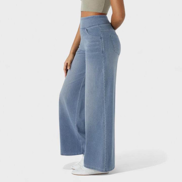 Irene - Pantalones vaqueros de corte ancho